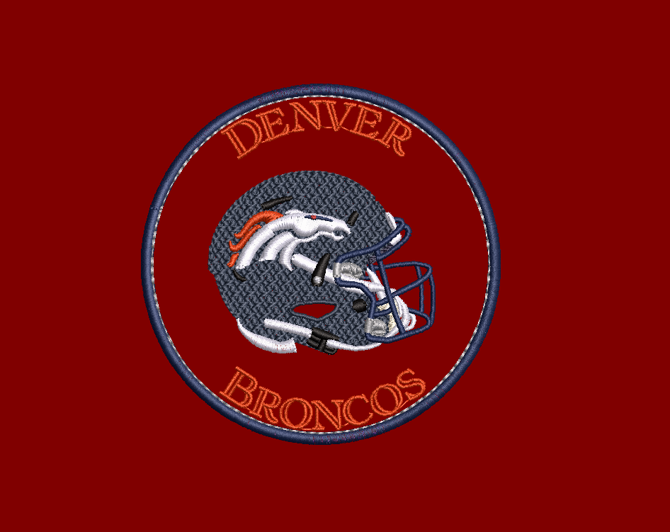 NFL Applique & Design Collection - Denver Broncos