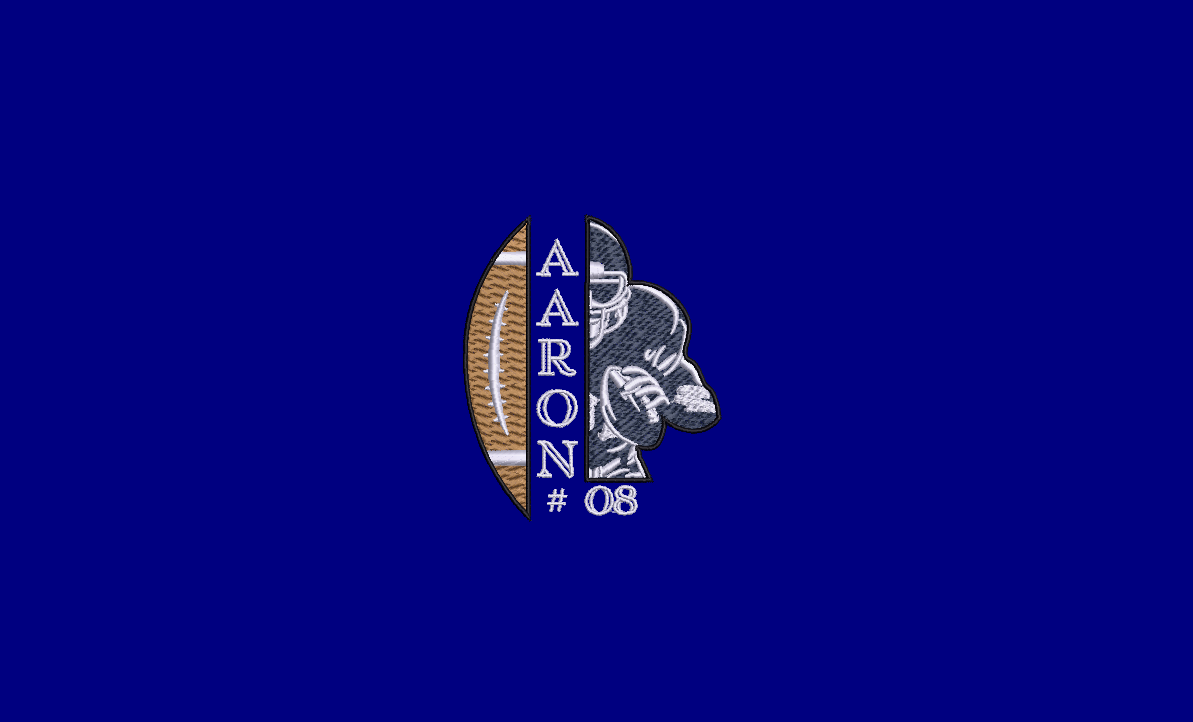 Custom Football Player Team Number