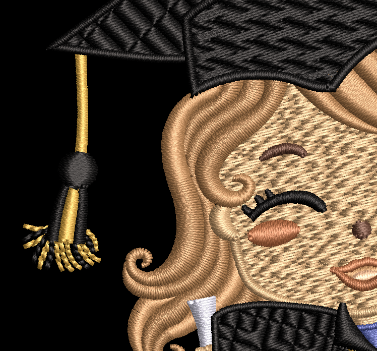 Lil Kindergarten Grad Gurl