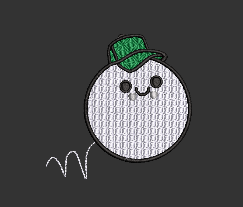 Custom Mr. Golf Ball 3 - designs included
