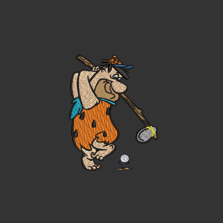 Fred Flintstone - Golf Champion 2 Designs Included