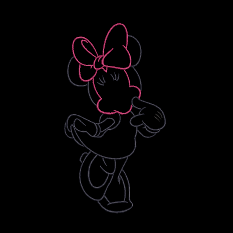 Classic Minnie Mouse Designs - Package of 7 Designs included