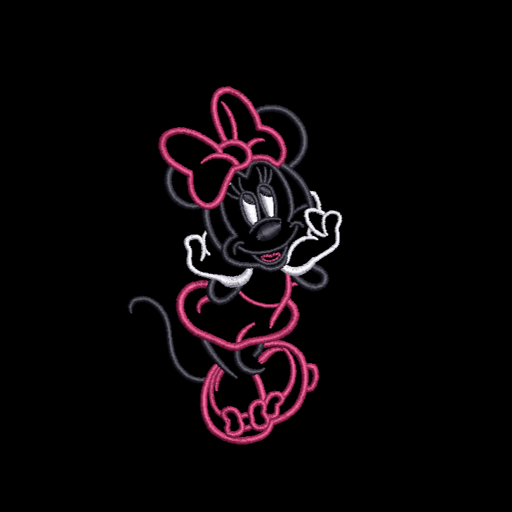 Classic Minnie Mouse Designs - Package of 7 Designs included