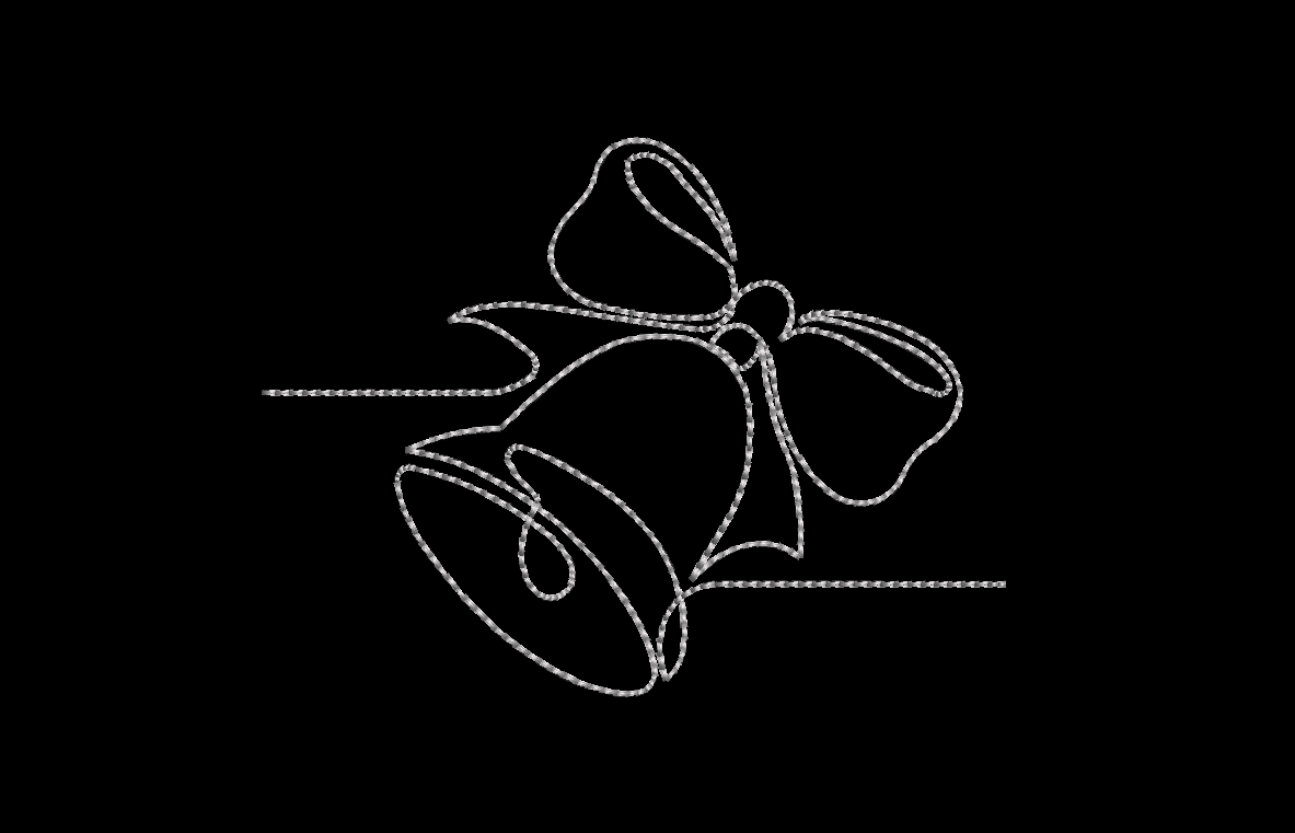 Christmas Line Art Embroidery Design Package 15 (30 total) Designs in 4x4 and 5x7 Hoops Sizes