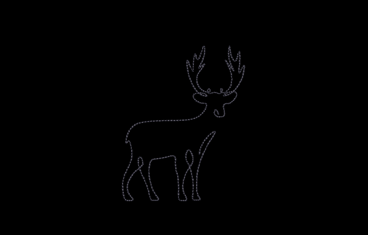 Christmas Line Art Embroidery Design Package 15 (30 total) Designs in 4x4 and 5x7 Hoops Sizes