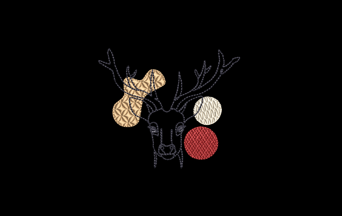 Christmas Line Art Embroidery Design Package 15 (30 total) Designs in 4x4 and 5x7 Hoops Sizes