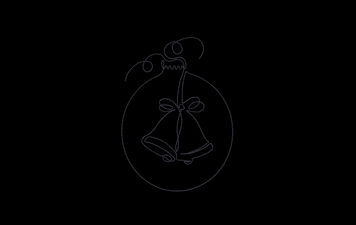 Christmas Line Art Embroidery Design Package 15 (30 total) Designs in 4x4 and 5x7 Hoops Sizes