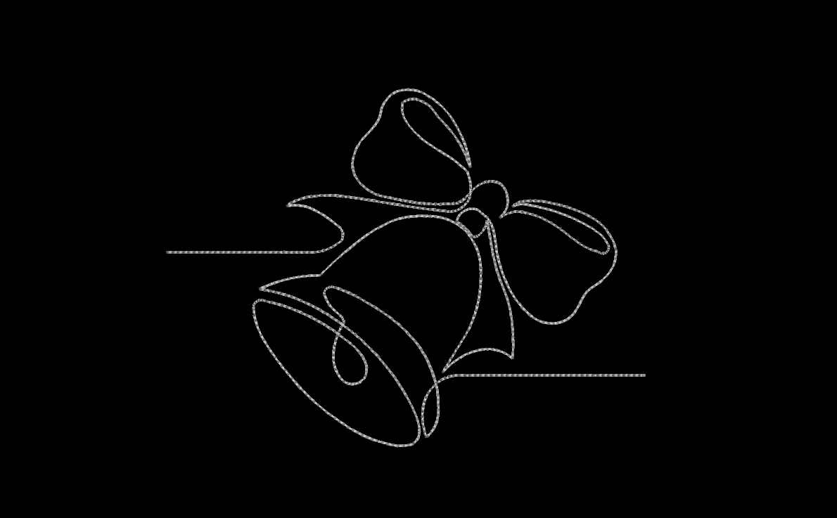 Christmas Line Art Embroidery Design Package 15 (30 total) Designs in 4x4 and 5x7 Hoops Sizes