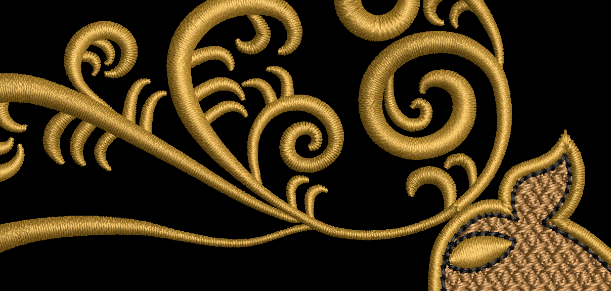 Gold Reindeer 2 hoop sizes