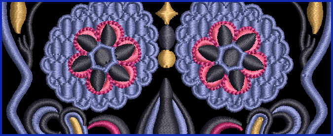 Sugar Skull 03 - 2 Hoop Sizes Digital Design Downloads