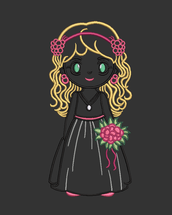Precious Moments Flower Girl