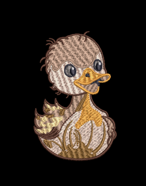 Easter Ducky Embroidery Design Digital Download