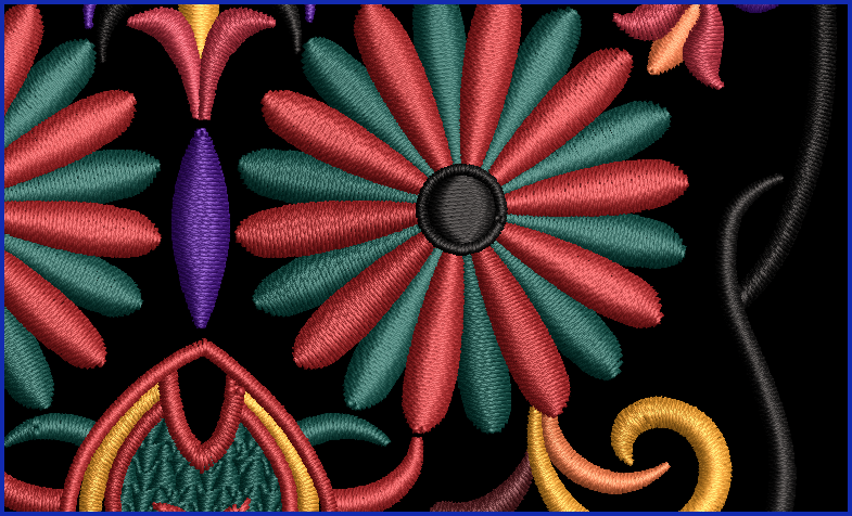 Sugar Skull 05 - 2 Hoop Sizes Digital Design Downloads
