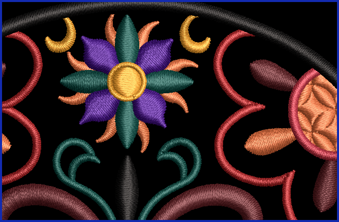 Sugar Skull 05 - 2 Hoop Sizes Digital Design Downloads