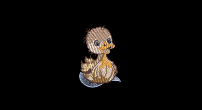 Easter Ducky Embroidery Design Digital Download