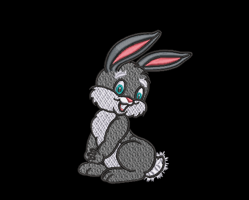 Bunny at Easter 2 Design Sizes