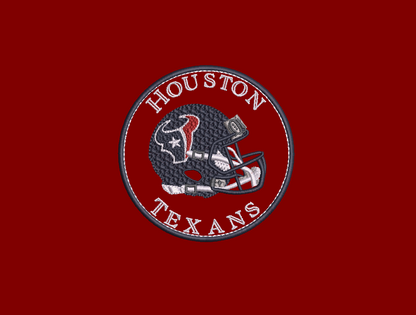 NFL Collection - 4 x 4 Helmet Applique Houston Texans