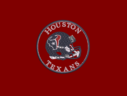 NFL Collection - 4 x 4 Helmet Applique Houston Texans
