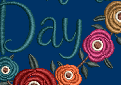 Happy Mother's Day Floral Heart
