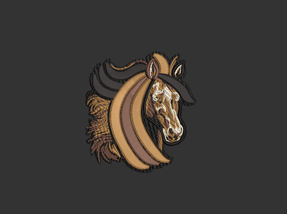 Fringe Majestic Horse 03