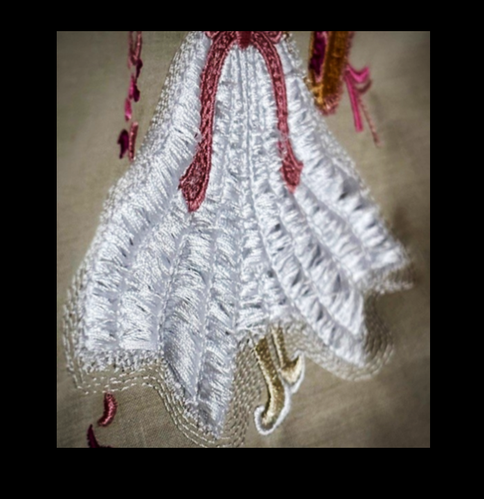 Fringe Lil Flower Girl with Shawl