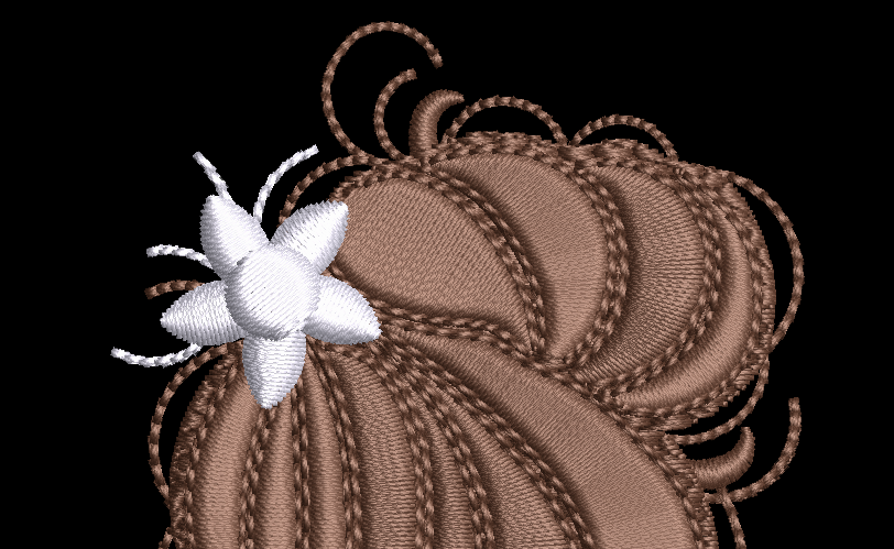 Fringe Lil Flower Girl with Shawl