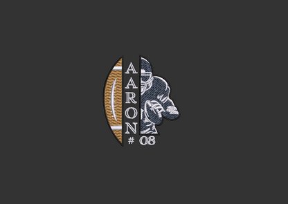 Custom Football Player Team Number
