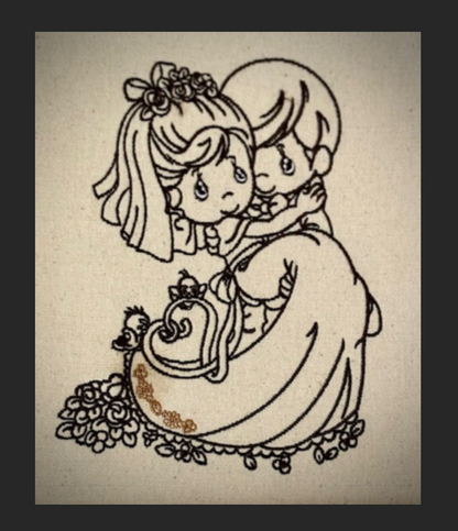 Precious Moments Bride and Groom - Not Included in this listing