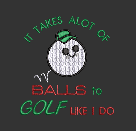Custom Mr. Golf Ball 3 - designs included