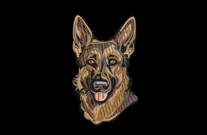 German Shepherd Design and Applique