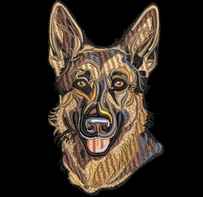 German Shepherd Design and Applique