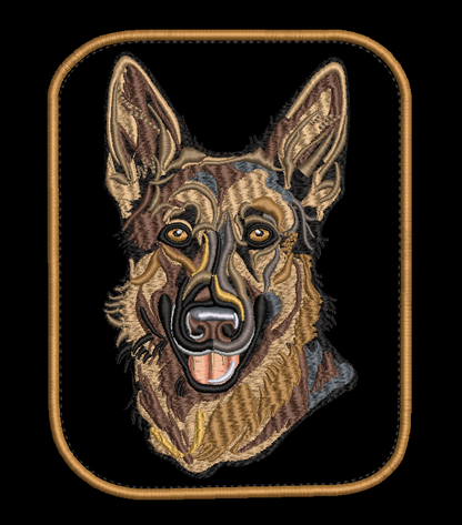 German Shepherd Design and Applique