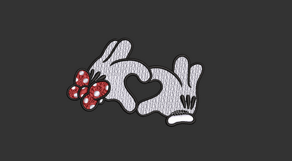 Vintage Mickey and Minnie Mouse Embroidery Designs: 8 Patterns (4x4 and 5x7 Hoops) (Digital