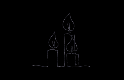 Christmas Line Art Embroidery Design Package 15 (30 total) Designs in 4x4 and 5x7 Hoops Sizes
