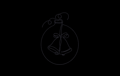 Christmas Line Art Embroidery Design Package 15 (30 total) Designs in 4x4 and 5x7 Hoops Sizes