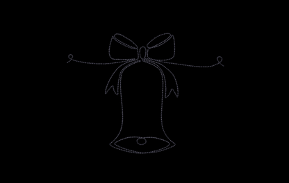 Christmas Line Art Embroidery Design Package 15 (30 total) Designs in 4x4 and 5x7 Hoops Sizes