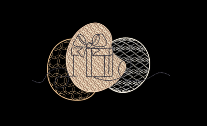 Christmas Line Art Embroidery Design Package 15 (30 total) Designs in 4x4 and 5x7 Hoops Sizes