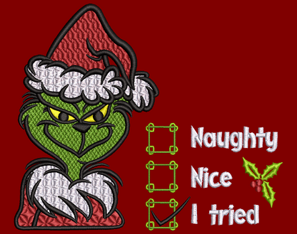 I Tried Grinch Christmas List