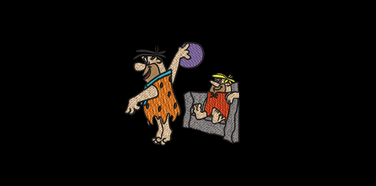 Bowling Champions Fred and Barney 2 Designs Included