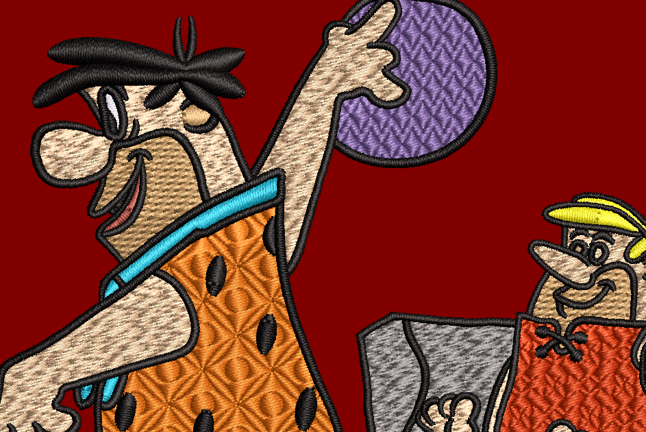 Bowling Champions Fred and Barney 2 Designs Included