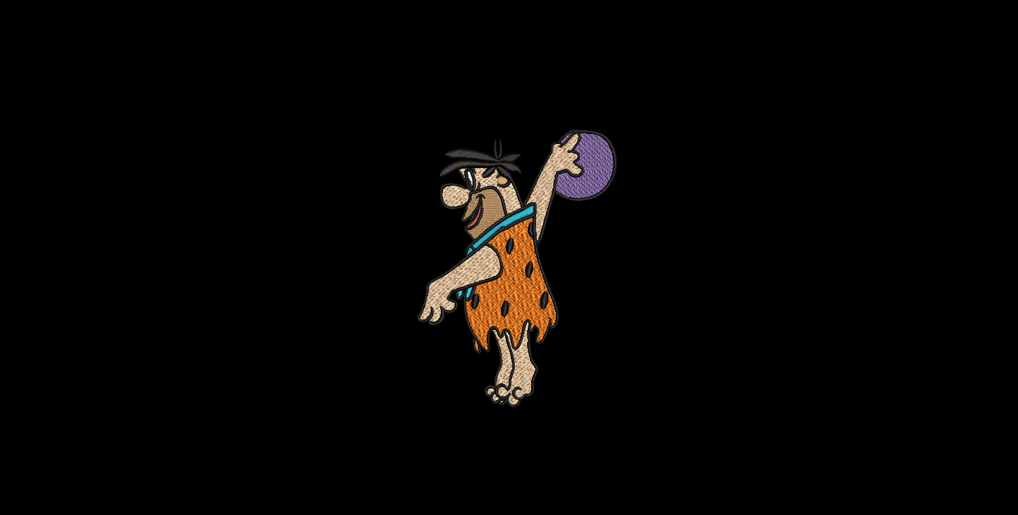 Bowling Champions Fred and Barney 2 Designs Included