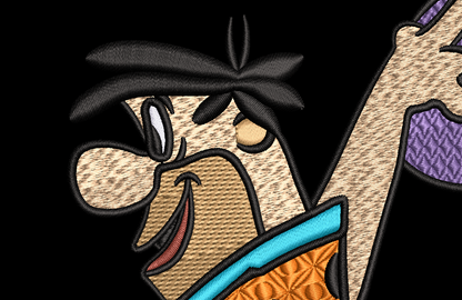 Bowling Champions Fred and Barney 2 Designs Included