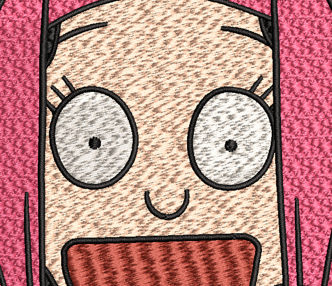 Bob's Burgers Character - Excited Louise Belcher Design