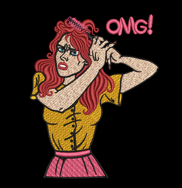 Vintage POP OMG Design