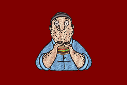 Bob's Burgers Character - Teddy Eats Bobs Burgers