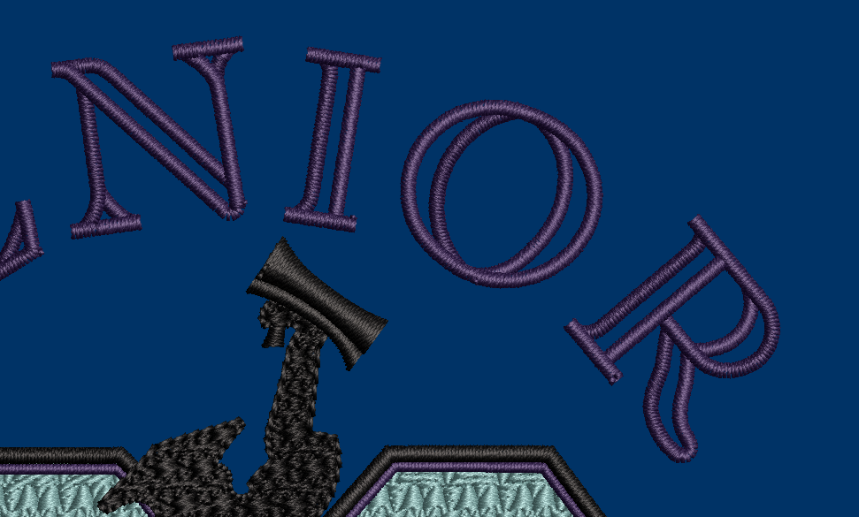 Graduation Embroidery Design - Senior 2026