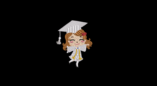 Lil Grad Gurl 02 Kindergarten Graduation Design