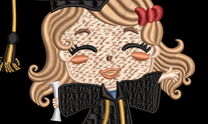 Lil Grad Gurl  Kindergarten Graduation Design