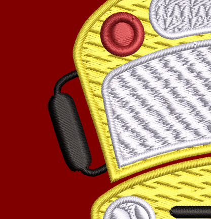 School Bus Embroidery Design