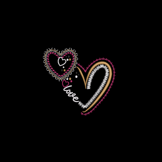 Love Hearts - 2 Designs - Digital Download